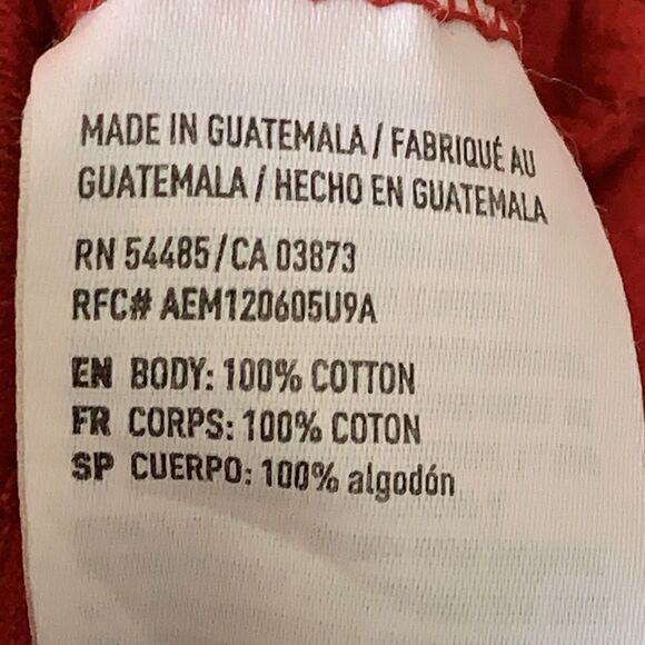 American Eagle Outfitters Seriously Soft Love Kiss Graphic Tee Women's Red Large - Picture 9 of 13